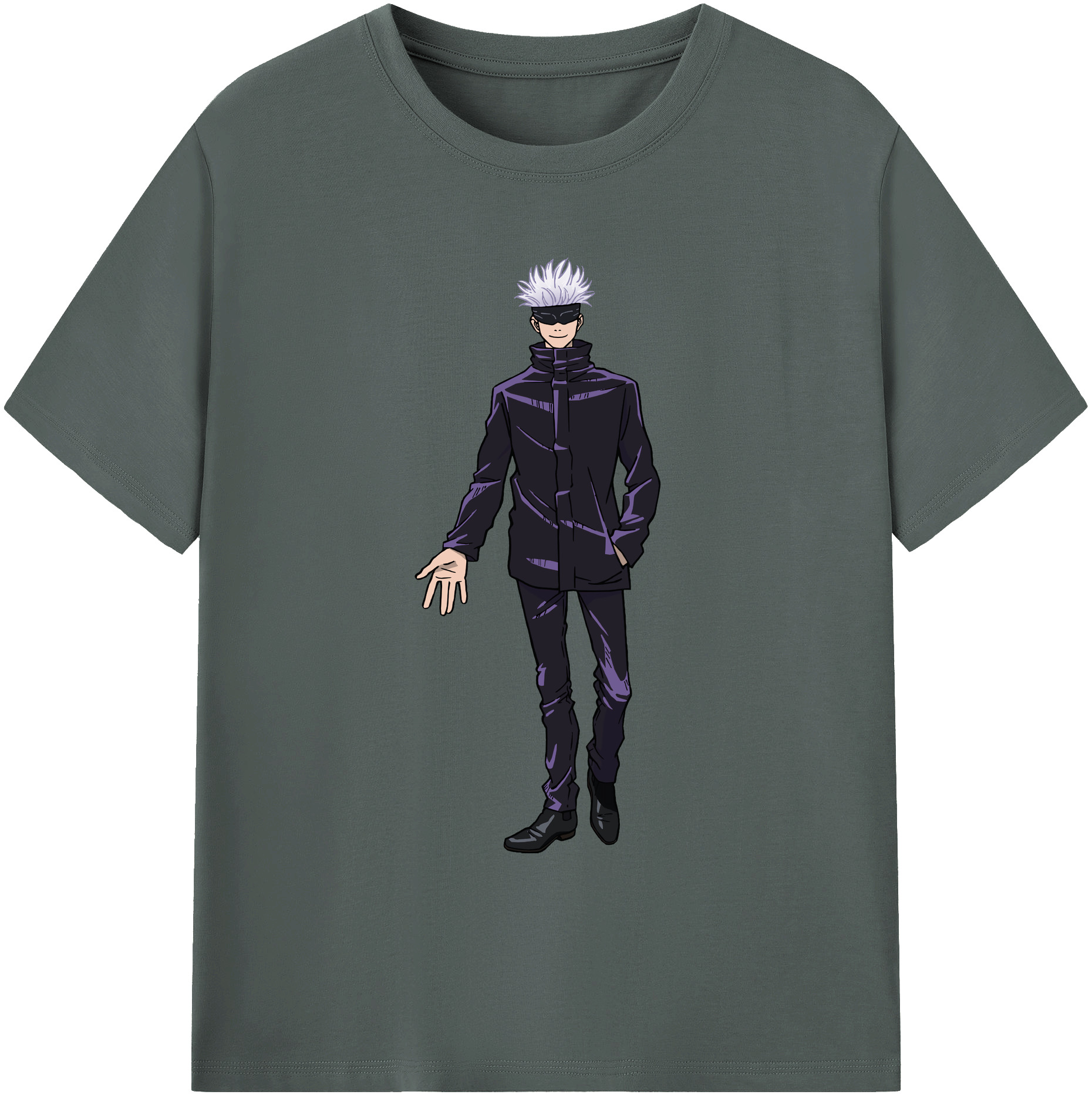 （画像用） 呪術廻戦 Jujutsu Kaisen 綿100％ メンズ半袖Tシャツ｜肌触りやわらか＆通気性